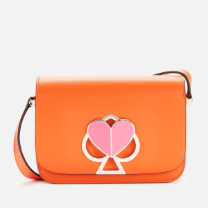 Kate Spade New York Women's Nicola Twistlock Small Flap Shoulder - Juicy Orange