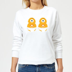 Monster Twins Women's Sweatshirt - White