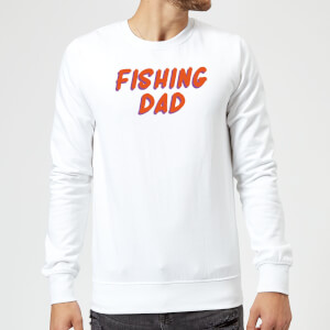 Fishing Dad Sweatshirt - White