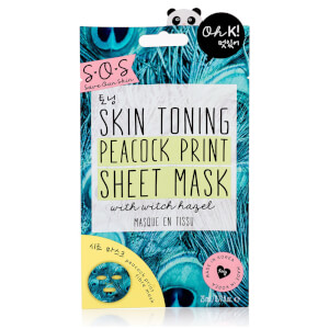 Oh K! SOS Printed Peacock Toning Print Sheet Mask 23ml
