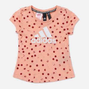 adidas Girls' Young Girls Graphic T-Shirt - Pink