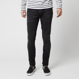 Nudie Jeans Men's Skinny Lin Skinny Jeans - Worn Black