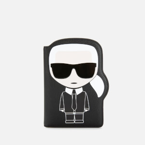 Karl Lagerfeld Women's K/Ikonik Passport Holder - Black