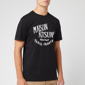 Maison Kitsuné Men's T-Shirt Palais Royal - Black