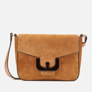 Coccinelle Women's Ambrine Suede Cross Body Bag - Caramel