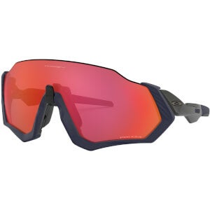 Oakley Flight Jacket Sunglasses - Matte Navy/Prizm Trail Torch