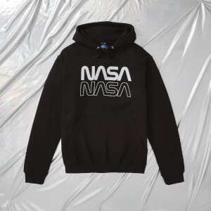 NASA Apollo 11 Logo Unisex Hoodie - Schwarz