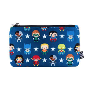 Loungefly DC Justice League Chibi Characters Pouch