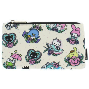 Loungefly Sanrio Hello Kitty Character Tattoo AOP Pencil Pouch