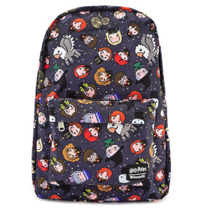 Loungefly Harry Potter Chibi Characters Nylon Backpack