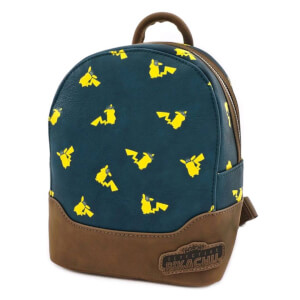 Loungefly Detective Pikachu AOP Mini Backpack