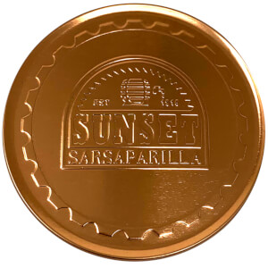 Fallout Sunset Sarsaparilla Metal Coasters