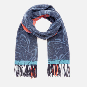 Vivienne Westwood Women's Winter Orb Scarf - Navy Blue