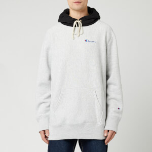 Champion Men's Colour Block Hoody - Grey