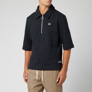 Champion X Clothsurgeon Men's Half Zip Polo Shirt - Black