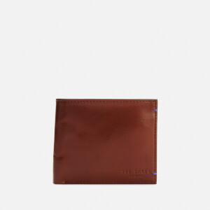 Ted Baker Men's Geaves Contrast Bi-Fold with Coin Slot - Tan