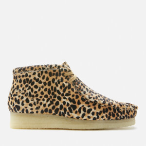 Clarks Originals Women's Wallabee Boots - Brown Animal Print