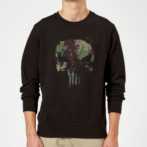 Marvel Camo Skull Sweatshirt - Black