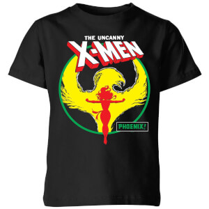 X-Men Dark Phoenix Circle Kids' T-Shirt - Black