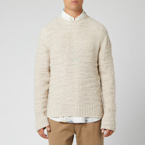 Our Legacy Men's Base Round Neck Raw Wool Mix Jumper - Beige
