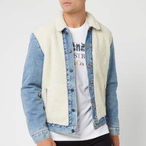 Levi's Men's Sherpa Panel Trucker Jacket - So Sheepy