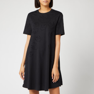 McQ Alexander McQueen Women's Babydoll Dress - Darkest Black