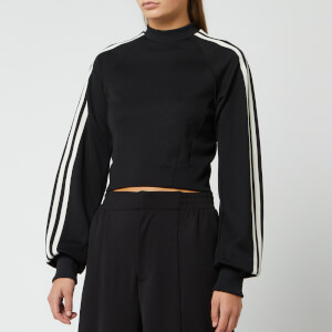 Y-3 Women's 3 Stripe Crew Sweatshirt - Black