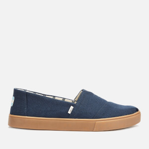 TOMS Men's Alpargata Gum Sole Slip-On Pumps - Navy