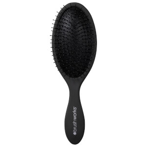 brushworks Oval Detangling Hair Brush - Black