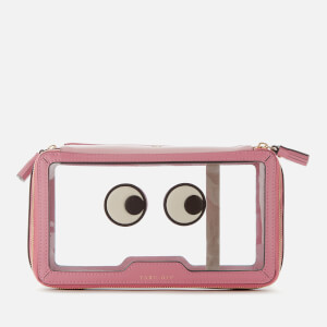 Anya Hindmarch Women's In Flight Eyes Cosmetic Case - Light Clay