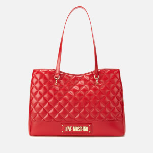 Love Moschino Women's Quilted Shopper Bag - Red