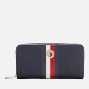 Tommy Hilfiger Women's Honey Large Zip Around Wallet - Corporate