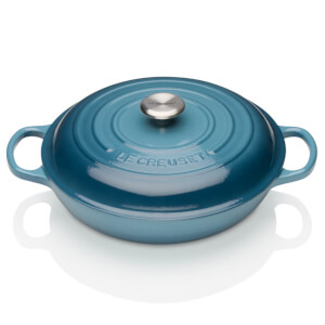 Le Creuset Signature Cast Iron Shallow Casserole - 30cm - Marine