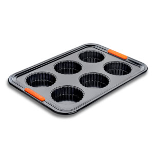 Le Creuset Bakeware Toughened Non Stick 6 Cup Tart Tray