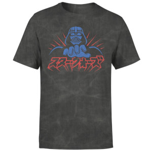 Star Wars Kana Vader Herren T-Shirt - Schwarz Acid Wash