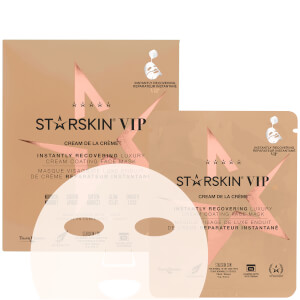 STARSKIN Cream de la Créme VIP Instantly Recovering Luxury Cream Coated Sheet Face Mask 0.63 oz