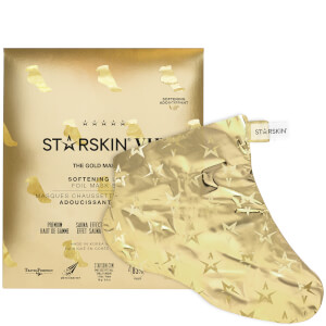 STARSKIN The Gold Mask Foot VIP Revitalizing Luxury Foil Mask Gloves 0.6 oz