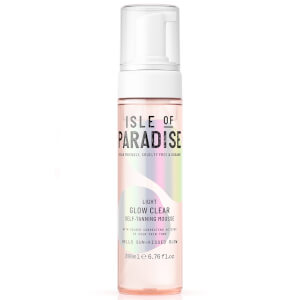 Isle of Paradise Glow Clear Self-Tanning Mousse - Light 200ml