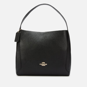 Coach Women's Polished Pebble Leather Hadley Hobo Bag - Black