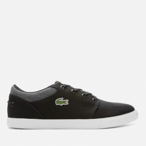 Lacoste Men's Bayliss Canvas Trainers - Black