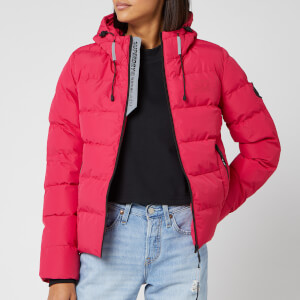 Superdry Women's Spirit Puffer Icon Jacket - Rose Red
