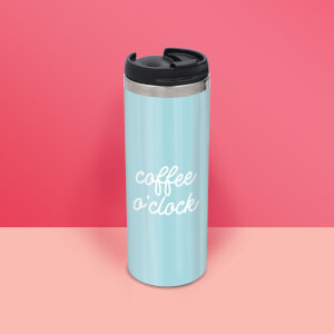 Coffee O'Clock Stainless Steel Travel Mug