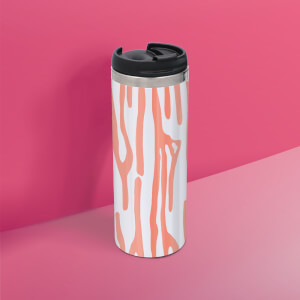 Stripey Animal Stainless Steel Travel Mug