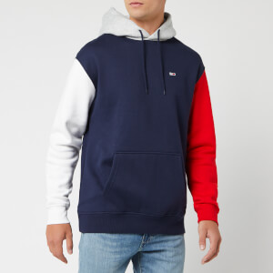 Tommy Jeans Men's Colorblock Classic Hoodie - Black Iris/Multi