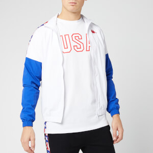 Kappa Men's Authentic La Basalt Track Jacket - White/Blue