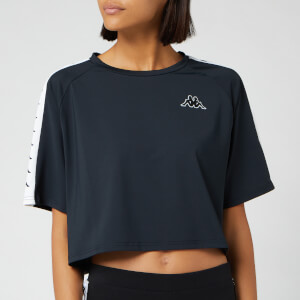 Kappa Women's Banda Atum Cropped Short Sleeve T-Shirt - Black