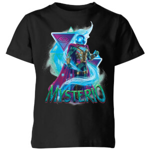 Spider-Man Far From Home Mysterio Energy Triangles Kids' T-Shirt - Black
