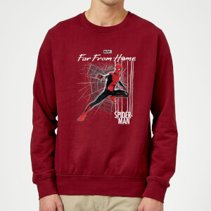 Spider-Man Far From Home Web Tech Sweatshirt - Burgundy