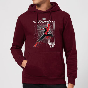 Spider-Man: Far From Home Web Tech Hoodie - Wijnrood