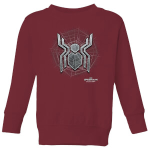 Spider-Man Far From Home Web Icon Kids' Sweatshirt - Burgundy